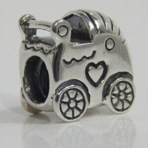 Authentic PANDORA Baby Carriage Sterling‎ Silver Charm 790346